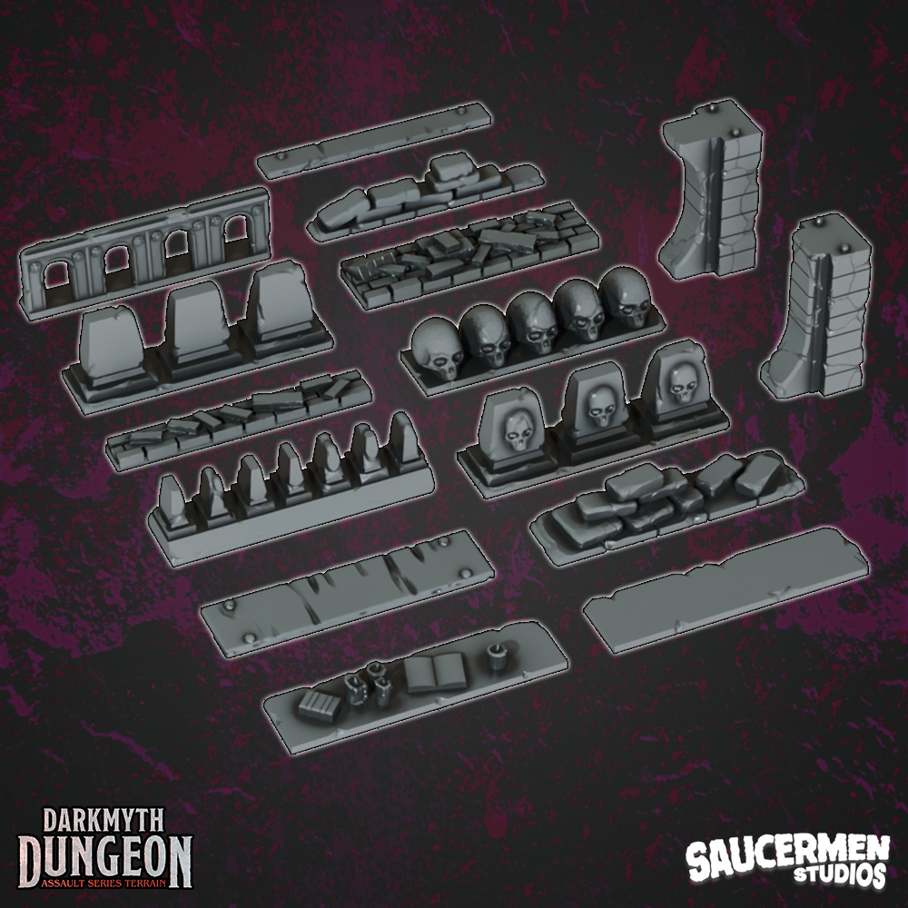 DarkMyth Dungeon - Crossbeams & Pillars Kit